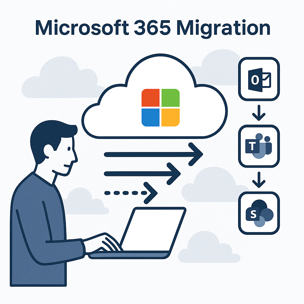 Microsoft 365 migration illustration